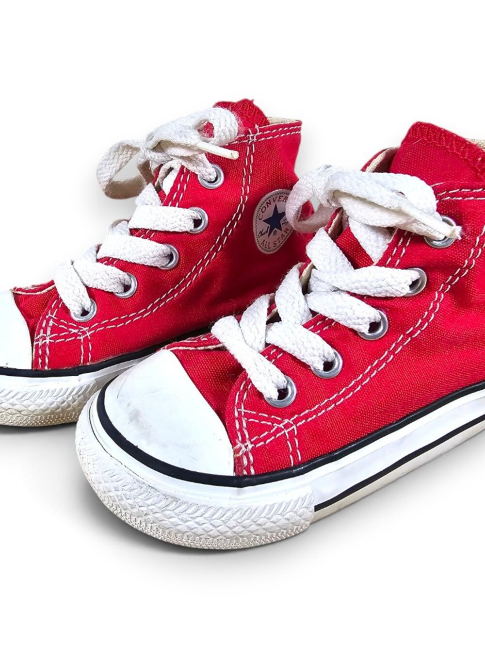 Converse Chuck Taylor All Star Toddler Shoes High Top Sneakers Red Size 5